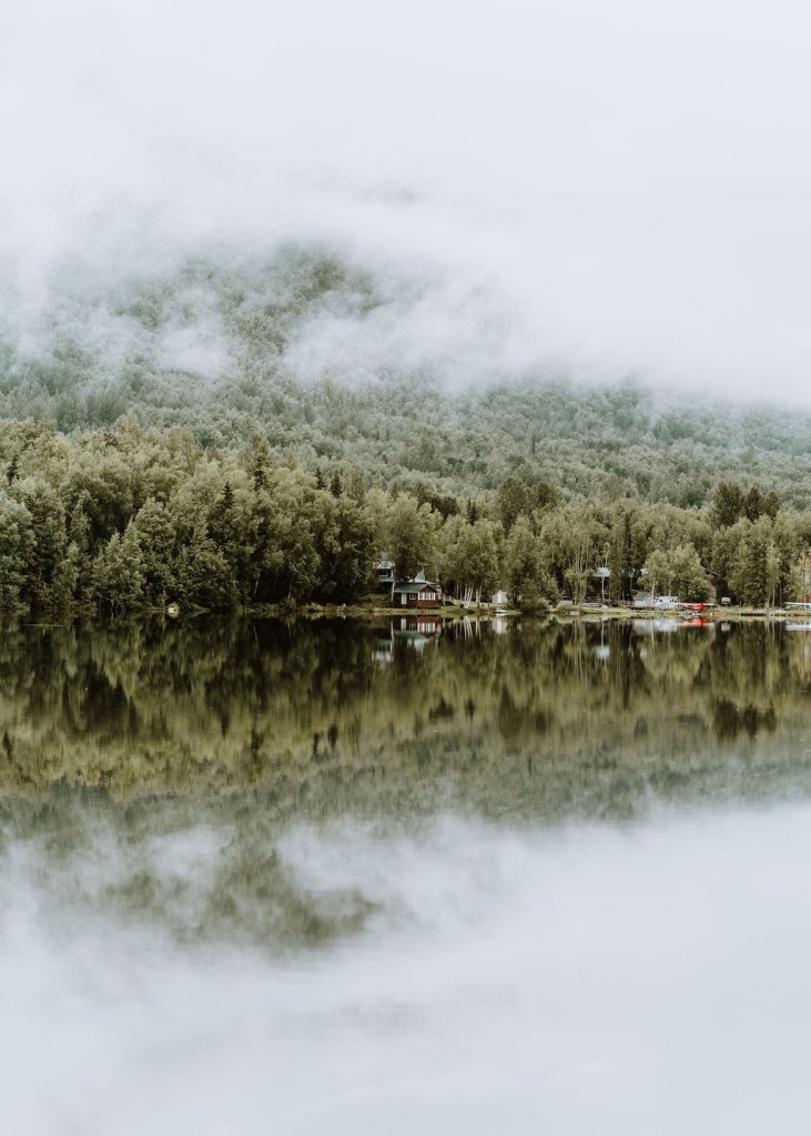 Image of foggy Alaska lake and mountains by Kayla Serene Photography

“Moms do not give themselves the time and space to withdraw and pray but JESUS DID!” -Sasha Star Robertson