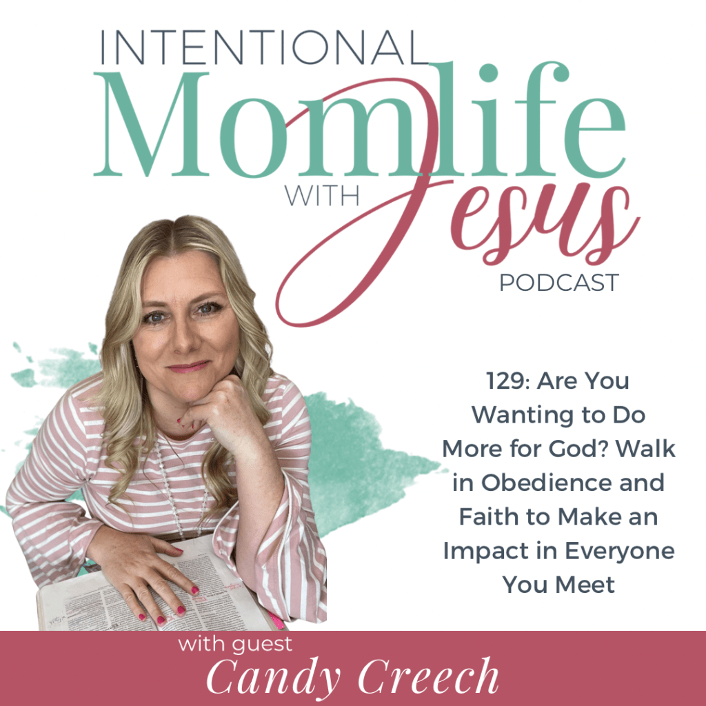 In this episode of the Intentional Momlife with Jesus Podcast, Sasha chats with Candy Creech, wife of 31 years to her High School Sweetheart, mother to 2 grown children, homeschooling mom to her kids through graduation while owning a home-based business and working as Children's Director at church. Candy is now the owner of Renewed by Truth and host of the podcast with the same name where she teaches women how to overcome limiting beliefs and create and life and business that honors God so they can make an eternal impact. 