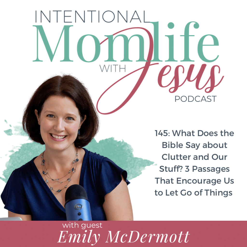 In this episode of the Intentional Momlife with Jesus Podcast Sasha chats with Emily McDermott a wife, mother of two energetic boys, and simplicity seeker. She is the host of the top 2% globally ranked podcast Moms Overcoming Overwhelm, where she helps moms declutter their homes, heads, and hearts. Emily shares her testimony of simplifying her life through decluttering and minimalism as well as some powerful passages of scripture with us that encourage her in a Biblical Mindset towards the clutter. In this episode of the Intentional Momlife with Jesus Podcast Sasha chats with Emily McDermott a wife, mother of two energetic boys, and simplicity seeker. She is the host of the top 2% globally ranked podcast Moms Overcoming Overwhelm, where she helps moms declutter their homes, heads, and hearts. Emily shares her testimony of simplifying her life through decluttering and minimalism as well as some powerful passages of scripture with us that encourage her in a Biblical Mindset towards the clutter.