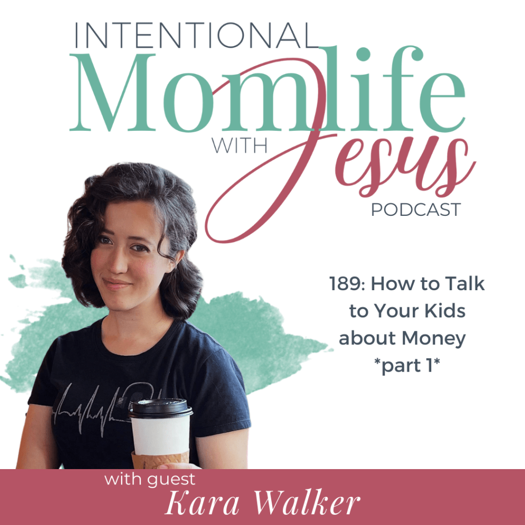 In this episode of the Intentional Momlife with Jesus Podcast Sasha chats with Kara Walker. Kara graduated from college debt-free, and is now on a quest to help other students do the same with her podcast, "Money and Mental Peace!" She is a twenty-something Christian entrepreneur, amateur snowboarder, and recovering over-achiever. Kara enjoys goal-setting, budgeting, and living a debt-free lifestyle, and wants to help YOU do the same!. Kare shares how to talk to your kids about money, raising financially literate kids, and the importance of positive money language.