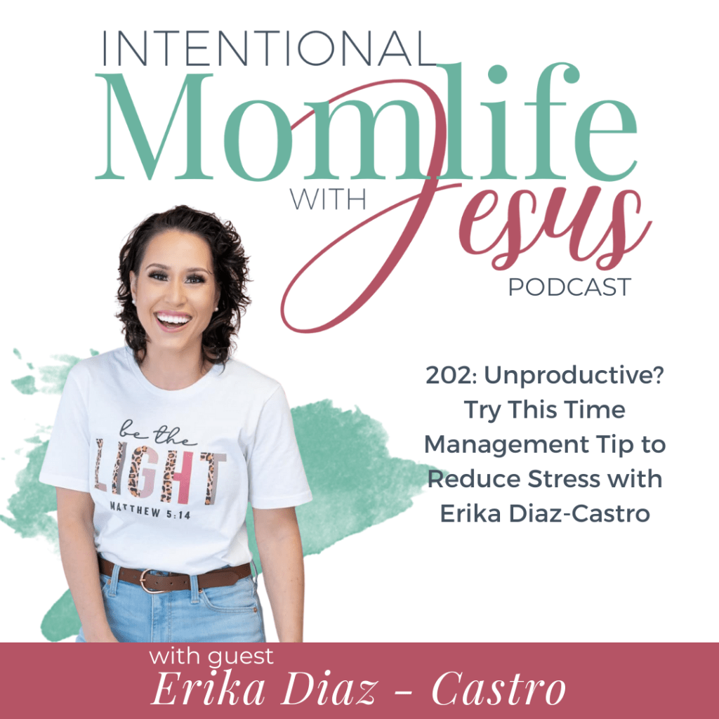 In this episode of the Intentional Momlife with Jesus Podcast Sasha chats with Erika Diaz-Castro. Erika is a your Jesus-loving, Puerto Rican life coach! Erika is a servant of Christ, wife and mama of 2, life coach for Christian women & host of Her Renewed Strength - the Podcast. Erika shares how effective communication is critical tool to be used for productivity and time management.